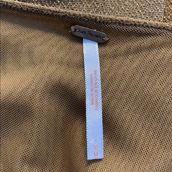 Free People Gold Dress - Picture 3 of 3